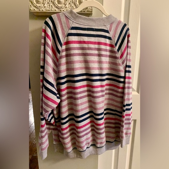 Ahh-mazingly Soft American Eagle Jegging Fit Gray and Pink Sweatshirt NWT - S - Picture 4 of 7